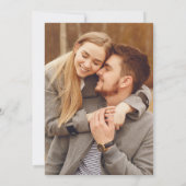 パンパスグラステラコッタアーチフローラ写真結婚ズ 招待状 (裏面)