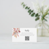 パンパスグラステラコッタガールベビーシャワーレジストリ エンクロージャーカード (スタンド正面)