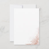 パンパスグラステラコッタタンウォーター結婚カラー 招待状 (裏面)