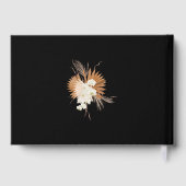 パンパスグラステラコッタバラゴールドフォイル結婚ズ ゲストブック (裏面)