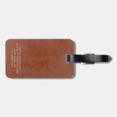 パンパスグラステラコッタフラワーズモノグラム ラゲッジタグ (裏面横)