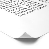 パンパスグラステラコッタフローラシーティングチャート ポスター (角)