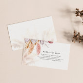 パンパスグラステラコッタブックスベイビーシャワー エンクロージャーカード