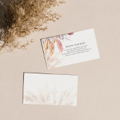 パンパスグラステラコッタブックスベイビーシャワー エンクロージャーカード