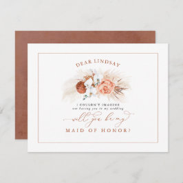 パンパスグラステラコッタブリデスメイド提案 招待状