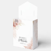 パンパスグラステラコッタボタニカルブライダルシャワー フェイバーボックス (オープン)