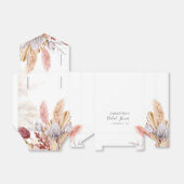 パンパスグラステラコッタボタニカルブライダルシャワー フェイバーボックス (折り畳みなし)