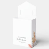 パンパスグラステラコッタボタニカルブライダルシャワー フェイバーボックス (オープン)