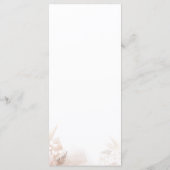 パンパスグラステラコッタボタニカル結婚ズ メニュー (裏面)