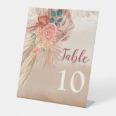 パンパスグラステラコッタボホシック結婚式パーティー 台座サイン (正面)