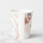 パンパスグラステラコッタボホタンブライダルシャワー 紙コップ (右)