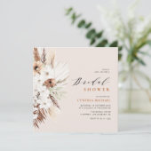 パンパスグラステラコッタボホブライダルシャワー 招待状 (スタンド正面)