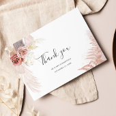 パンパスグラステラコッタ結婚ズサンキューカード ノートカード