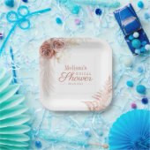 パンパスグラステラコッタ赤面ブライダルシャワー ペーパープレート (パーティー)