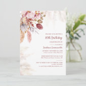 パンパスグラステラコッタ80thバースデーパーティー 招待状 (スタンド正面)