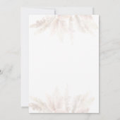 パンパスグラステラコッタ80thバースデーパーティー 招待状 (裏面)