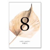 パンパスグラストロピカルジャングルフローラ テーブルナンバー (正面)