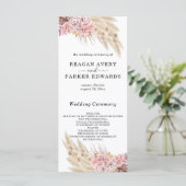 パンパスグラスドライドフローラバラパープル結婚ズ プログラム (スタンド正面)