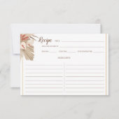 パンパスグラスドライパームレシピカード (正面)