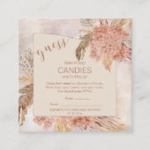 パンパスグラスハイドランゲア開花 JAR内の|キャンディ エンクロージャーカード (正面)