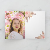 パンパスグラスバラ金ゴールド花模様写真確認 サンキューカード (内部)