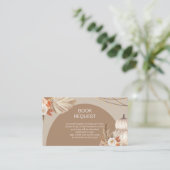 パンパスグラスパンプキンブックリクエスト エンクロージャーカード (スタンド正面)