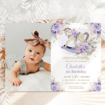 パンパスグラスパープルフローラロッキングホース誕生日