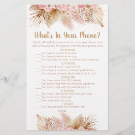 パンパスグラスピンクフローラあなたの電話ゲームの中に何がある