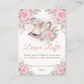 パンパスグラスピンクフローラロッキング馬おむつ エンクロージャーカード (正面)