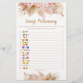 パンパスグラスピンクフローラ絵文字ゲーム (正面)