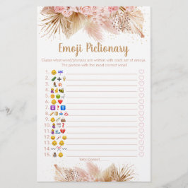 パンパスグラスピンクフローラ絵文字ゲーム