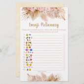 パンパスグラスピンクフローラ絵文字ゲーム (正面/裏面)