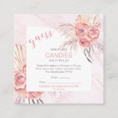 パンパスグラスピンクローズ | Jarゲームのキャンディ エンクロージャーカード (正面)