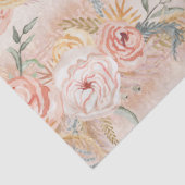 パンパスグラスピーニーフローラ水彩赤面ピンク 薄葉紙 (詳細)