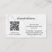 パンパスグラスフォトマーブル | QRコード 名刺 (裏面)