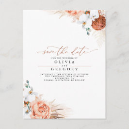 パンパスグラスフローラテラコッタセーブ 案内ポストカード