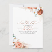 パンパスグラスフローラテラコッタセーブ 案内状 (正面)