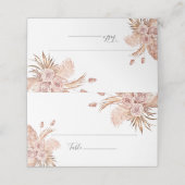 パンパスグラスフローラテラコッタデザートパーム結婚ズ プレイスカード (外部開封)