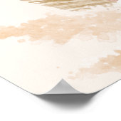 パンパスグラスフローラテラコッタ結婚の歓迎 ポスター (角)