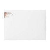 パンパスグラスフローラトロピカルジャングル日付を保存 ラップアラウンドラベル (正面)