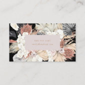 パンパスグラスフローラトロピカルダークジャングル 名刺 (裏面)