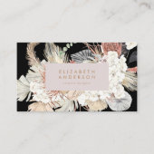 パンパスグラスフローラトロピカルダークジャングル 名刺 (正面)