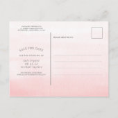 パンパスグラスフローラトロピカルデイト写真を保存 案内ポストカード (裏面)