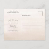 パンパスグラスフローラトロピカルデイト写真を保存 案内ポストカード (裏面)