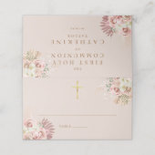 パンパスグラスフローラファーストホーリーコミュニオン プレイスカード (外部開封)