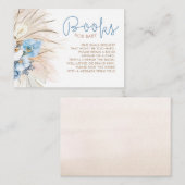 パンパスグラスフローラブックスベビー依頼 エンクロージャーカード (正面/裏面)