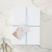 パンパスグラスフローラボヘミアンベビーシャワー ギフトタグ (より糸付き)