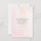 パンパスグラスフローラボホベイビーシャワーありがとう サンキューカード (裏面)