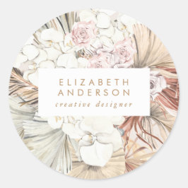 パンパスグラスフローラ熱帯林 ラウンドシール