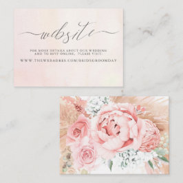 パンパスグラスフローラ結婚ズWebサイト名刺 名刺